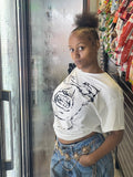 Model wearing a medium